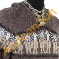 Hooded Alpaca Sweater - 16261705