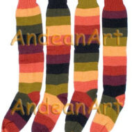 Striped Full Colors Alpaca Socks - 16711702
