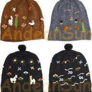 Applique Beanie Alpaca Hat for Children - 16752214
