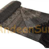 Alpaca-Blanket-Throw-Southwestern-Design-Charcoal-Combo