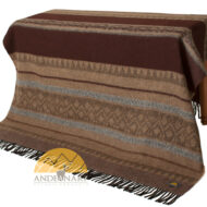 Alpaca-Blanket-Throw-Southwestern-Design-Brown-Combo