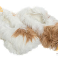 Suri Alpaca Fur Collar Slipper Hand Sewn - Shoe Style - Mixed - 72911704
