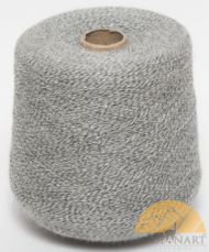 100% Alpaca FS Yarn Cone Marled Trend - Grey / Ivory - 2L526 - 16702103