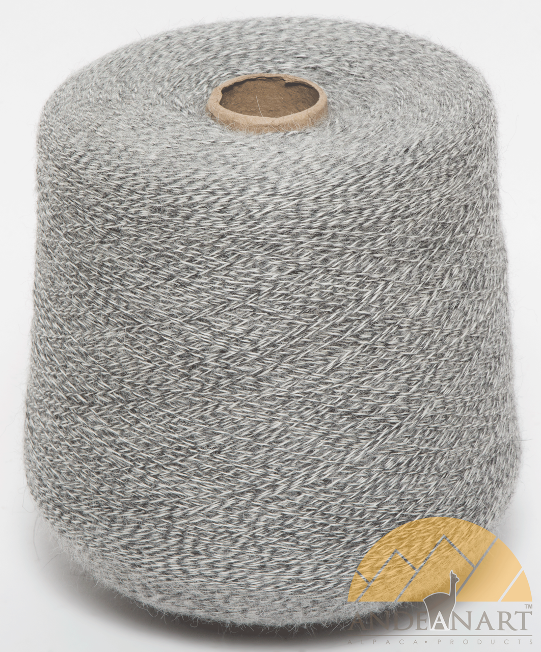 100% Alpaca FS Yarn Cone Marled Trend - Grey / Ivory - 2L526 - 16702103