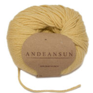 100% Baby Alpaca Skeins - Set of ten by AndeanSun - Butter Yellow - 16702002