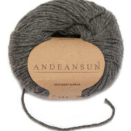 100% Baby Alpaca Skeins - Set of ten by AndeanSun - Medium Grey 402 - 16702002