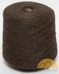 100% Alpaca FS Yarn Cone Natural Trend - Heather Brown - 294 - 16702104