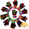 Peruvian Huancavelica Alpaca Fingerless Gloves for Children - 16783223
