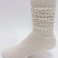 New!!! Alpaca Scrunch Crew Socks Non Terry-lined Premium Quality by AndeanSun - Ivory - 16711722