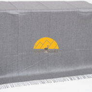 Reversible Alpaca Throw - Alpaca AND ACRYLIC Blend Blanket - by Alpaca Carrasco - Charcoal - Light Grey - 16893607