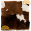 Large Baby Alpaca Fur Pillow Cover 16" x 16" - Mixed Colors - 16728006