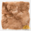 Large Baby Alpaca Fur Pillow Cover 16" x 16" - Mixed Colors - 16728006