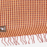 Basket Weave Alpaca Throw - Alpaca AND ACRYLIC Blend Blanket by Alpaca Carrasco - Burgundy - Dijon - Rust - 16893609