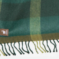 Large Plaid Pattern Alpaca Throw - Alpaca AND ACRYLIC Blend Blanket by Alpaca Carrasco - Dark Green - Olive Green - Celery - 16893610