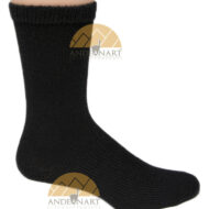 Lounge Alpaca Socks Solid Color made with 100% Alpaca Yarn by AndeanSun - Black - 16711726