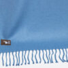 SOLID Color Lap Alpaca Throw Alpaca AND ACRYLIC Blend Blanket by Alpaca Carrasco - Steel Blue - 16893606