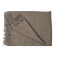 100% Baby Alpaca SOLID Color Throw - Alpaca Blanket - AndeanSun - Light Rose Brown - 16893550