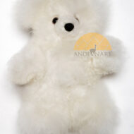 "Chico Bear" Alpaca Teddy Bear - White - 15582001