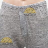 Baby Alpaca Blend Long Johns - Baby Alpaca Thermal Underwear by AndeanSun - Light Grey - 16261201