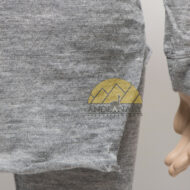 Baby Alpaca Blend Long Johns - Baby Alpaca Thermal Underwear by AndeanSun - Light Grey - 16261201