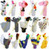50PK Hand Knitted Finger Puppets ASSORTED FARM Animals - 1594170950PK-MTO