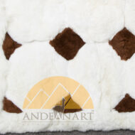 Alpaca Fur Rug - Alpaca Diamond Shape - 72161002WHBN