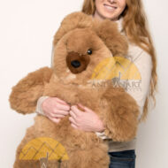 Large 16" Alpaca Teddy Bear Brown