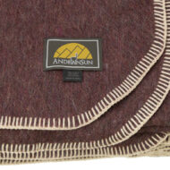 Alpaca KING Blanket Heavy Weight 6.10 lbs AndeanSun - Ivory Stripe - 16893552