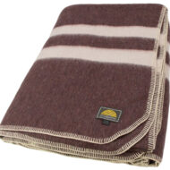 Alpaca KING Blanket Heavy Weight 6.10 lbs AndeanSun - Ivory Stripe - 16893552