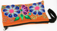 Hand Embroidered Wool Wristlet - Flowers by AndeanArt - US Stock - Image 5