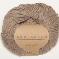 100% Baby Alpaca Skeins - Set of ten by AndeanSun - Light Rose Brown 284 - 16702002