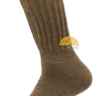 THERAPEUTIC Alpaca Socks - Scrunch CREW Terry-lined Socks Premium Quality - AndeanSun - US STOCK - Light Rose Brown - 16711732