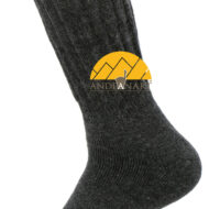 THERAPEUTIC Alpaca Socks - Scrunch CREW Terry-lined Socks Premium Quality - AndeanSun - US STOCK - Charcoal - 16711732