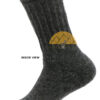 THERAPEUTIC Alpaca Socks - Scrunch CREW Terry-lined Socks Premium Quality - AndeanSun - US STOCK - Charcoal - 16711732