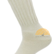 THERAPEUTIC Alpaca Socks - Scrunch CREW Terry-lined Socks Premium Quality - AndeanSun - US STOCK - Ivory - 16711732