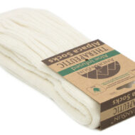 THERAPEUTIC Alpaca Socks - Scrunch CREW Terry-lined Socks Premium Quality - AndeanSun - US STOCK - Ivory - 16711732
