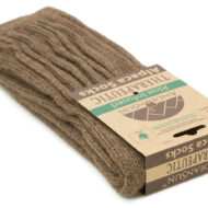 THERAPEUTIC Alpaca Socks - Scrunch CREW Terry-lined Socks Premium Quality - AndeanSun - US STOCK - Light Rose Brown - 16711732
