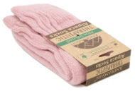 THERAPEUTIC Alpaca Socks - Scrunch CREW Terry-lined Socks Premium Quality - AndeanSun - US STOCK - Pink Mauve - 16711732