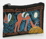 16201102 Embroidered Coin Purse Colca Canyon Style