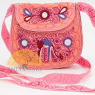 16201108 Embroidered Crossbody Semi-round Bag Small Colca Canyon Style_2