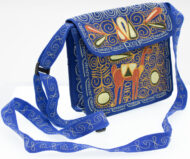 16201107 Embroidered Crossbody Bag