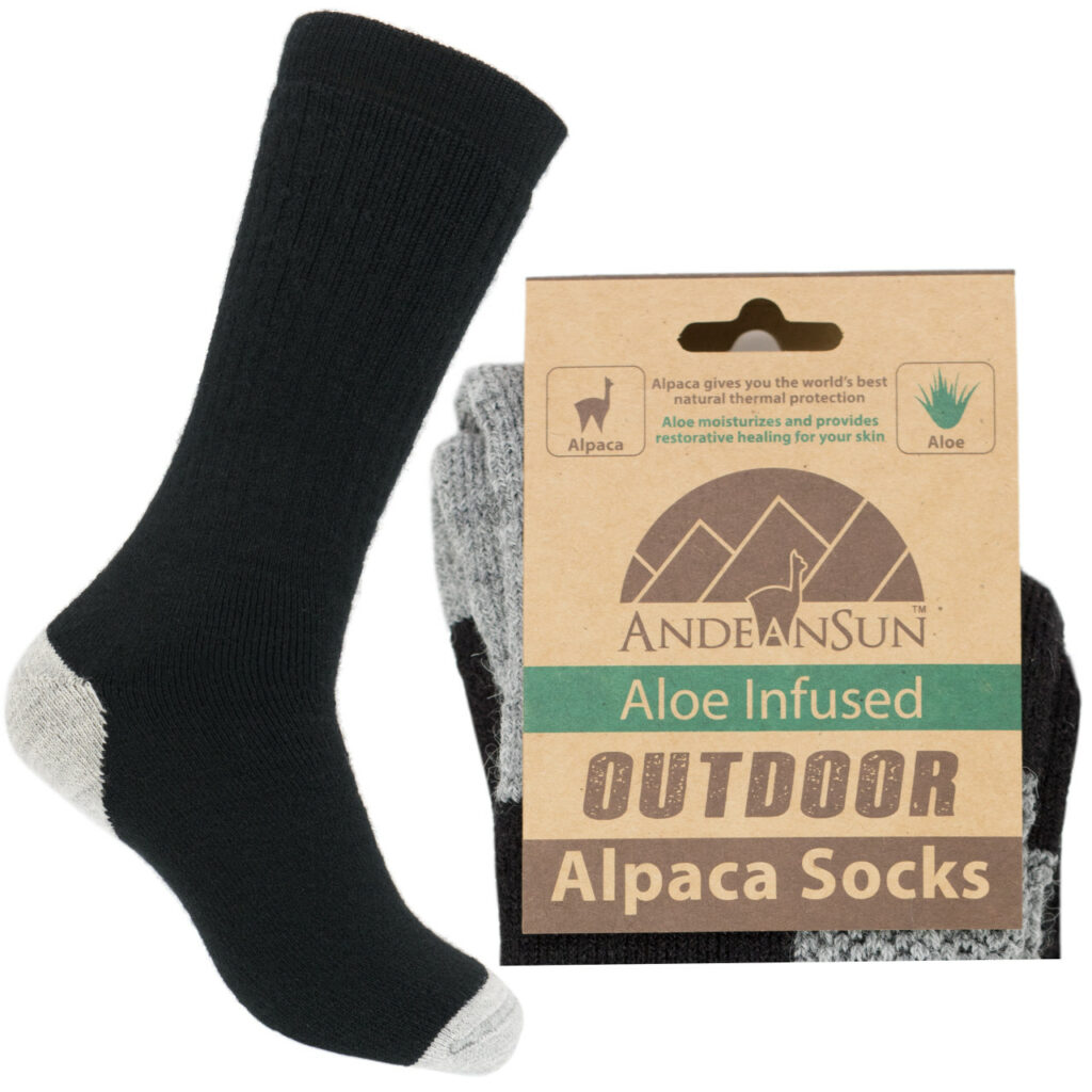 High Performance Outdoor Alpaca Socks by AndeanSun US Stock
