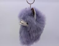 Alpaca Face Fur Keychain 4.5" - US STOCK - Image 3
