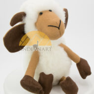 Alpaca Fur Ram - Alpaca Fur Stuffed Animal - White - 15981610