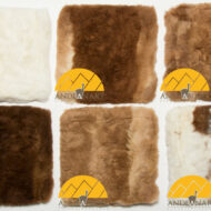 Square Alpaca Fur Pillow Cover 11" x 11" - Assorted Colors - 16728003