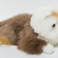 Alpaca Fur Cat 12" Laying - Mixed color - 15961604